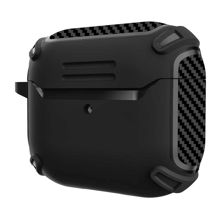 Coverzone Airpods Pro/Pro 2 ve 3.Nesil Uyumlu Kulaklık Kılıfı - Dayanıklı Fundamental Toz ve Kirden Koruyan Kılıf (Lacivert, Airpods 3.Nesil)