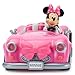 Disney Store Official Minnie Mouse's Vintage Remote Control Car for Kids - Gloss Pink Convertible Roadster with Lights & Sounds, Fun RC Car - Minnie Mouse Toy for Girls & Boys