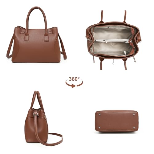 Bolso Satchel Mediano Mujer con Asa Superior miniatura 6