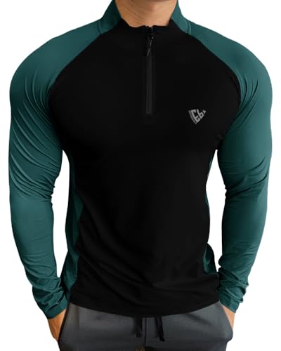Image of Noble Monk Men's Activewear Regular Fit T-Shirt for Casual Wear |Full Sleeves |Casual T-Shirt for Men