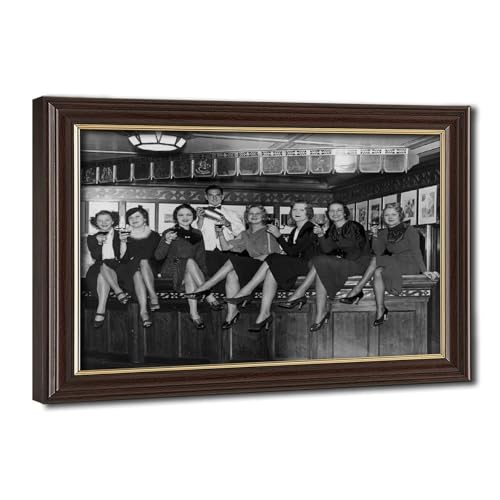 Toile The Prohibition Ended décor vintage pour bar et salon 20x30 cm