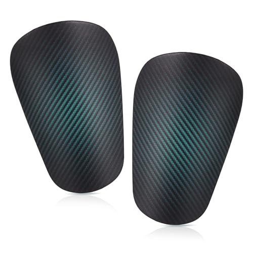 Soccer Miniature Shin Guard, 3.9x2.4in Mini Soccer Shin Guards Protective Tiny Shin Guards Small Football Shin Pads Protection Sport Equipment for All Ages Men Women Kids Boys and Girls(Dark Green)