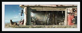 Fallout Garage 30 x 75cm Framed Collector Print