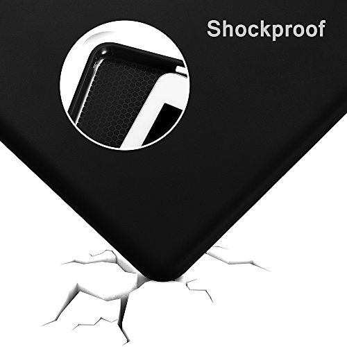 Ruban Case For Ipad Air 2 (2014 Release) - Slim Lightweight Protective Smart Shell Anti-Scratch Non-Slip Flexible Soft Tpu Back Cover Stand [Auto Sleep/Wake], (Black) #TOP2