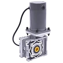 Gear Reducer Motor,DC 24V High Torque Motor,120W 50K Electric Single-Phase Motor Reversible Motor,Worm Gear Reducer Gearbox Electric RV Gear Motor,
