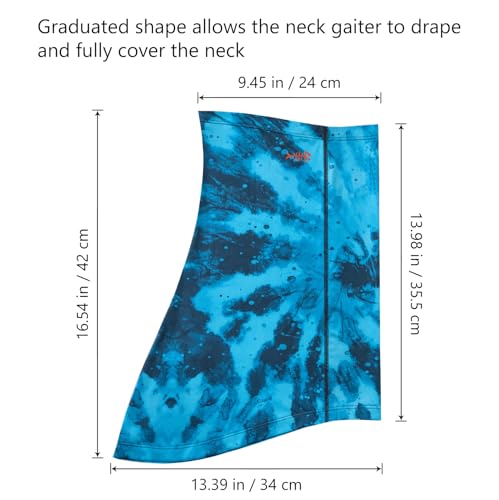 Image of BASSDASH Neck Gaiter Mask UPF 50 Sun Protection for Men & Women, Fishing, Hiking, Outdoor