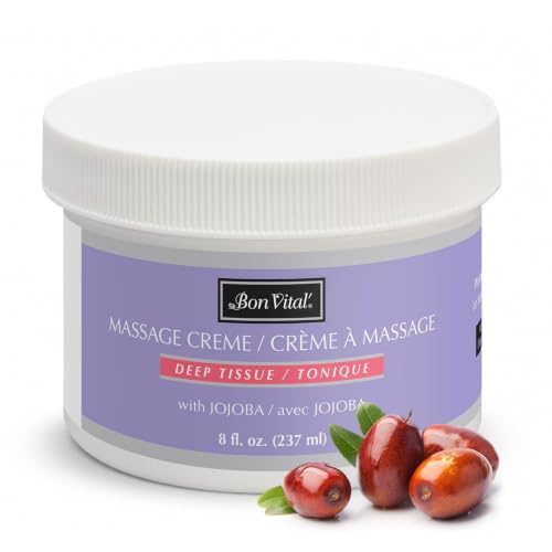 Bon Vital Deep Tissue Massage Creme Therapy Cream Lotion 8 oz
