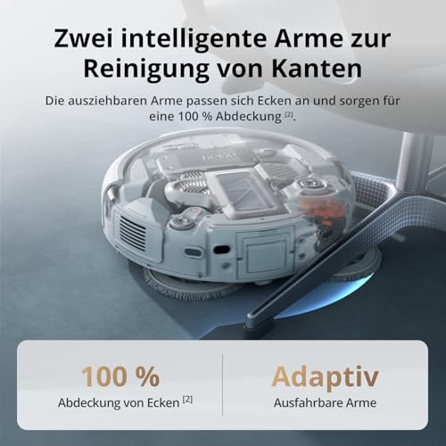 Image of DJI ROMO A Robot Vacuum Cleaner with 18000Pa Suction, LiDAR Smart Navigation, Self-Emptying Dock, Intelligent Mop System, Obstacle Avoidance, App & Voice Control, Long Battery Life