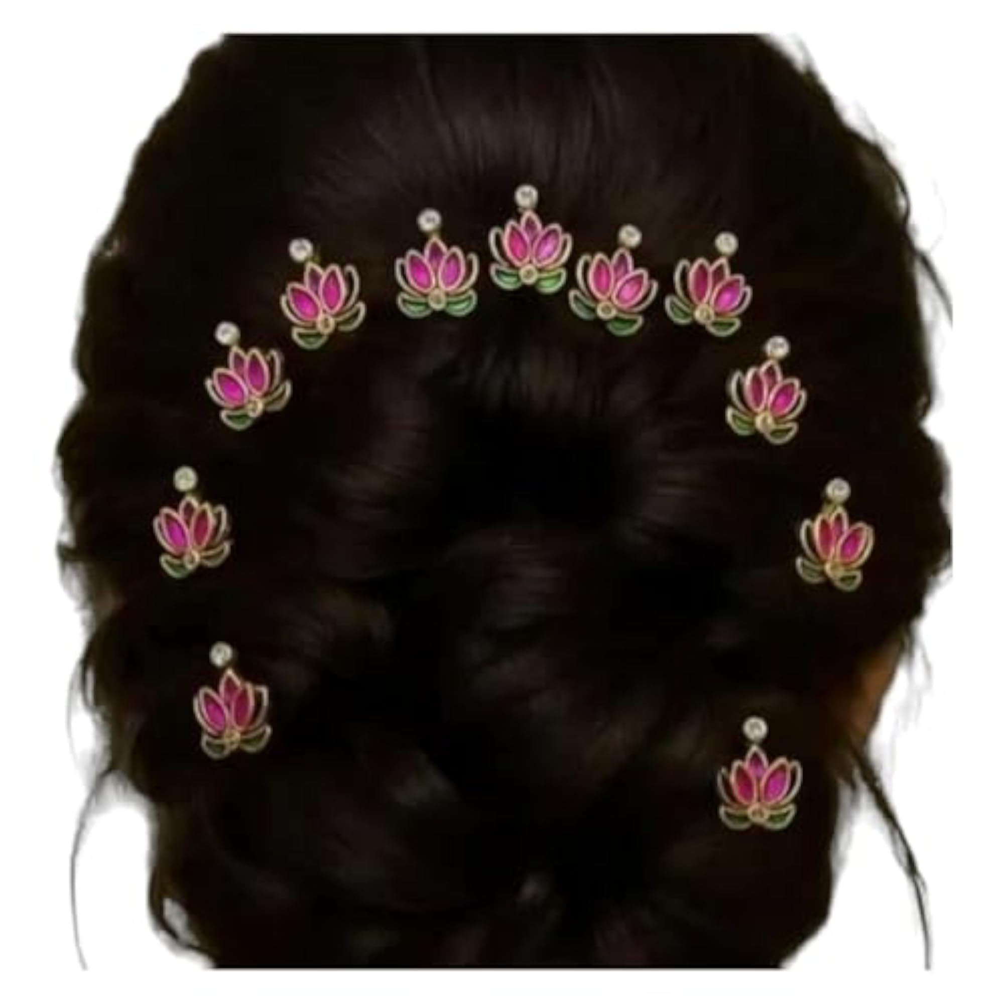Lotus Hair Pins for Women, Elegant Design