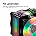 Cooler Master MasterAir MA410M ARGB CPU Air Cooler, Customizable ARGB, Aluminum Fins, Push-Pull MF120R Fans, 4 Copper Heat Pipes for AMD Ryzen AM4, Intel LGA1200/1151(MAM-T4PN-218PC-R1)