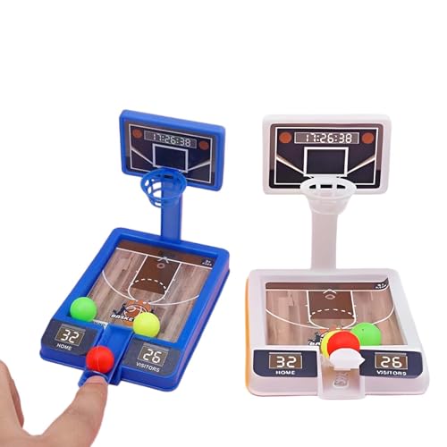 BDBFPAN 2 Stück Set Mini Basketball,Basketball Geschenke,Mini-Basketball-Spielzeug für Spaß und Entspannung, Geeignet für Büros, Geburtstagsparties und Basketball-Themenveranstaltungen