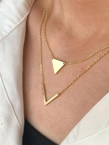 1PC Gold Necklace for Women, Delicate Pendant Jewelry, Fashionable Women's Jewelry for Prom, Layered Necklaces for Women, Elegant Choker Necklace for Special Events3