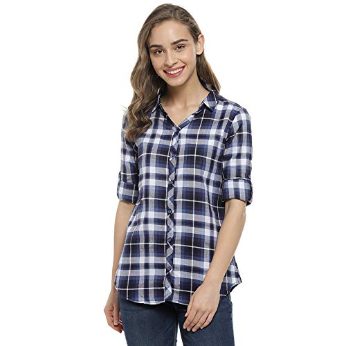 Image of PINACOLADA Women's Checkered Casual Shirt