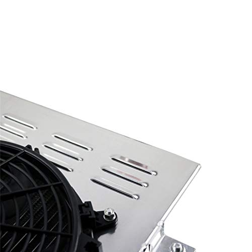 Primecooling Cooling Fan (12 Inches Dia.) +Aluminum Shroud Kits for Jeep CJ5, CJ6, CJ7 1972-86 - Thumbnail 3