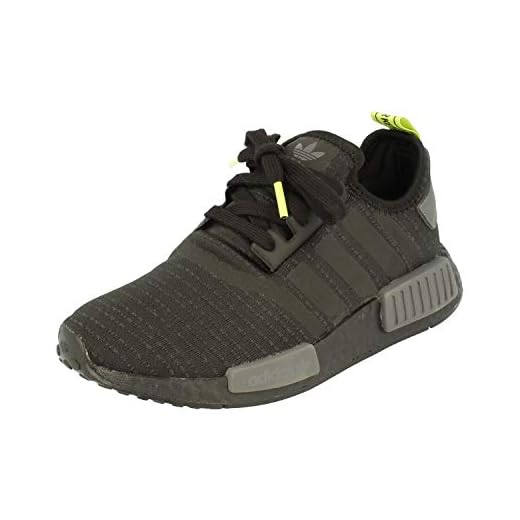 adidas Barn NMD_R1 J Sneakers Svart, 37 1/3