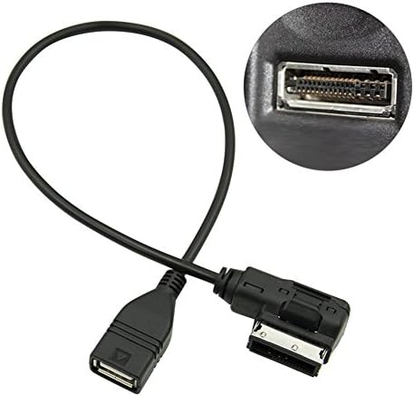 Broco AMI MMI AUX Cable Adapter, USB Music Interface USB Charging Cable MP3 Cable Adapter for A3 S4 A5 S5 A6 S6 A7 A8 Q5 Q7 R8