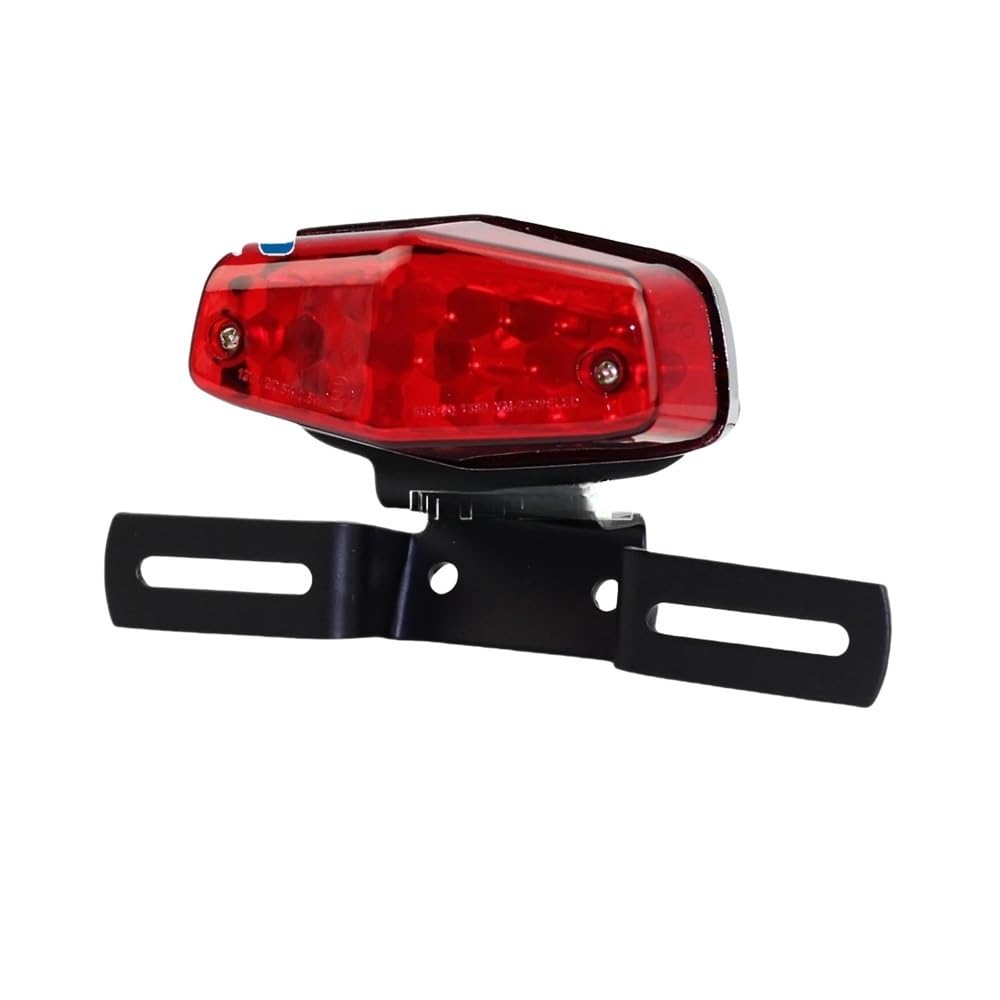 Luz Trasera LED Universal Para Motocicleta, Soporte Para Matrícula, Luz Trasera De Freno Para Ha&rley Para Kawa&saki Para Ya&maha Luz trasera moto