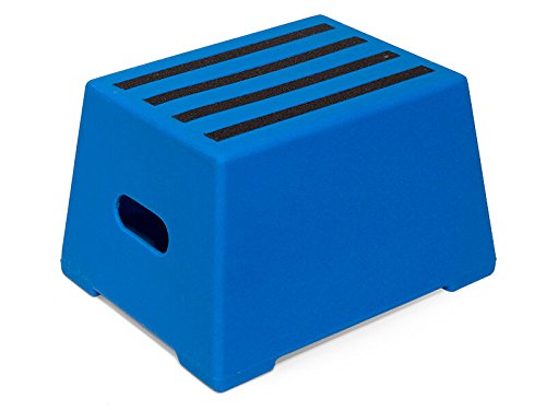 Excelsior 1 Tread Heavy Duty Blue Plastic Moulded Safety Block Step