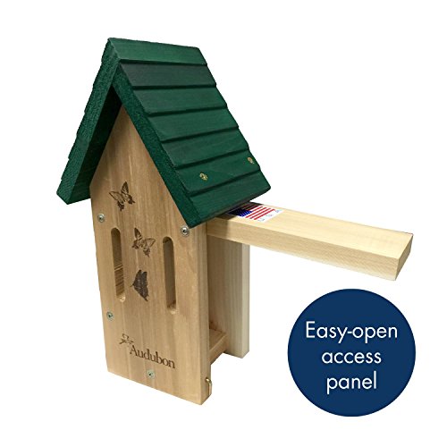 Audubon 517586 Cedar Butterfly Shelter Tan/Green, 5.5X8X14.75 In #TOP2