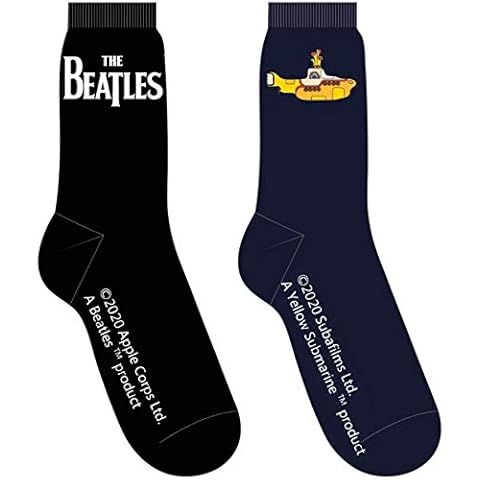 The Beatles Yellow Submarine Cotton-Rich 2-Pack Socks Set Cover