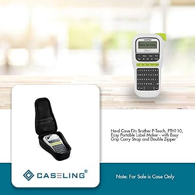 caseling Hard Case Fits Brother P-Touch PTH110 Easy Portable Label Maker. (case only)