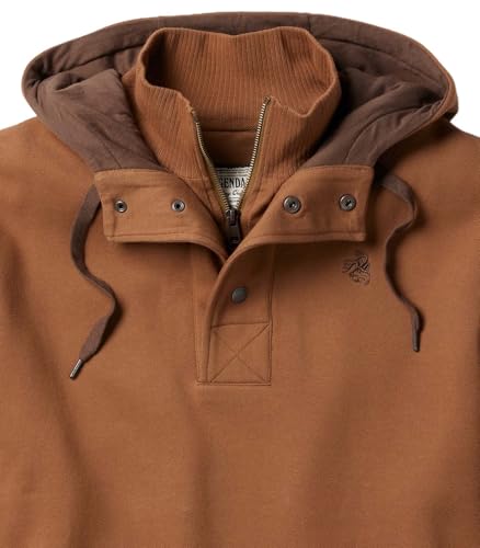 Image of Legendary Whitetails Mens Quarter Zip Hoodie Heavyweight Hooded Sweatshirt
