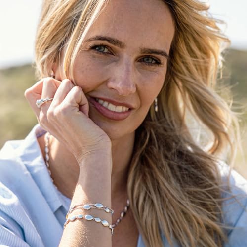 Kit Heath Silver Coast Pebble Linking Pebbles Bracelet - 7