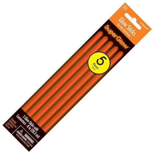 Vibrant Orange Glow Stick - 8