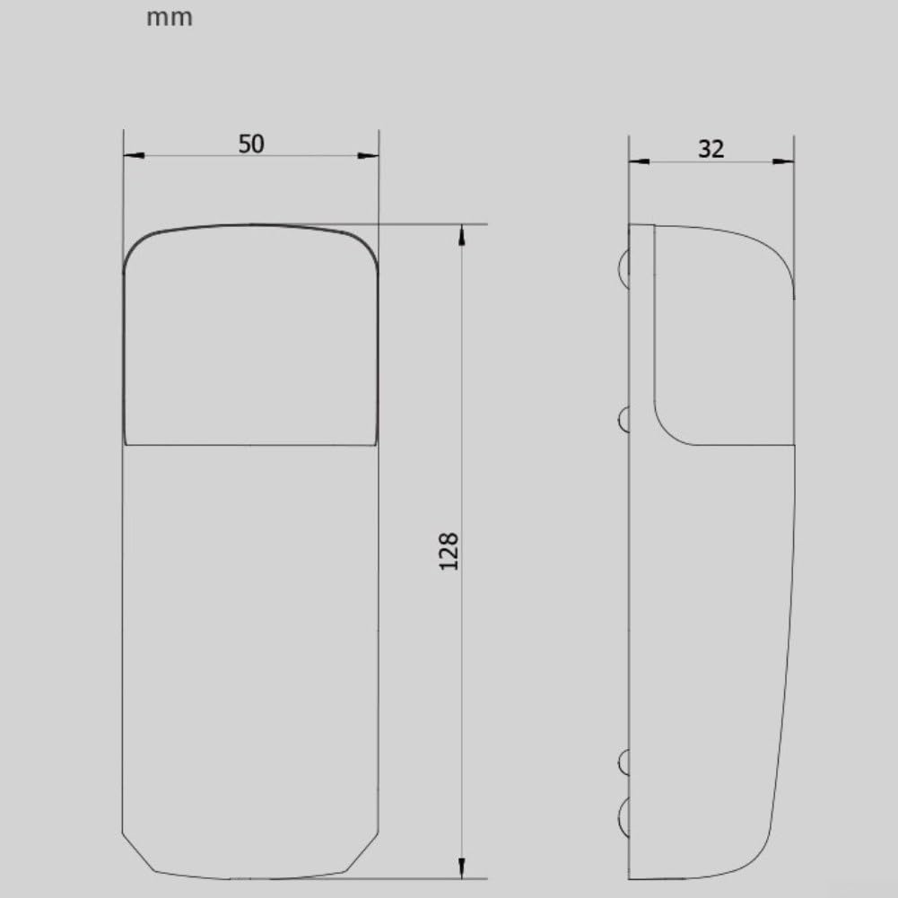 180° Rotating Lens Garage Door Opener Sensors Set - Fast Obstacle Detection for Outdoor Use (YS122 (YS120)