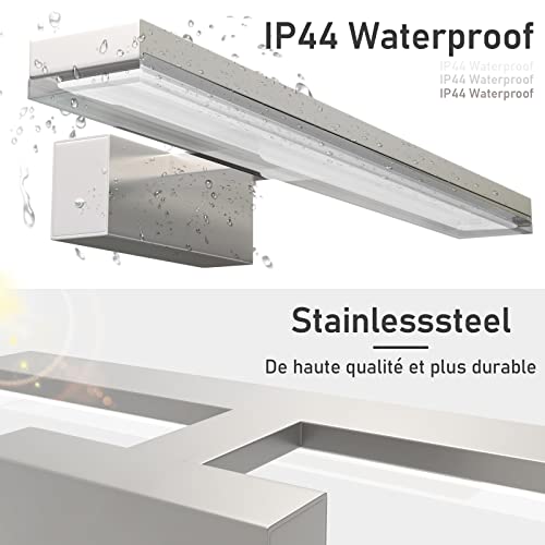 Applique per specchio LED MILLE IP44 cromato