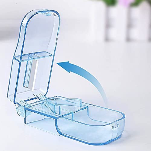 PURCHASE ZONE- 2pcs Pill Cutter Pill Splitter with Blade and Storage Compartment for Small or Large Pills Cut in Half Quarter for Tablet Vitamin Medicine 2