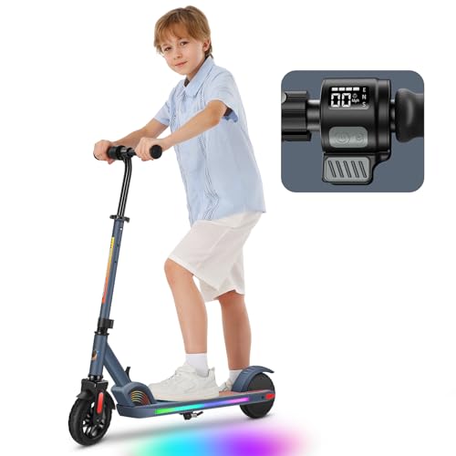 Caroma E Scooter Kinder von 8-14 Jahren, Max 17Km/h, 150W Motor, Faltbarer...