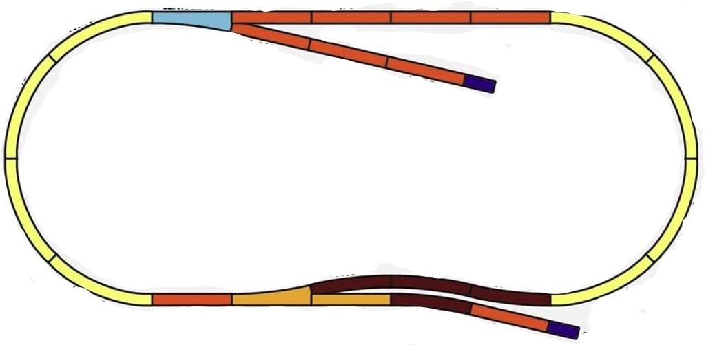 Rokuhan Layout Plan G Complete Track Set (40.15" x 20.0")