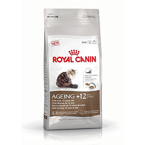 Royal Canin Senior AGEING 12+ | 400 g | Alimento Completo para Gatos Mayores de 12 años | Favorece la función del tracto urinario