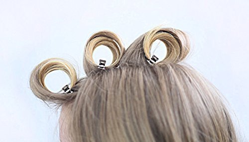 AASA Hairdressing Clip Accessories for Girls and Women, Home and Salon Use Hair Tools, Set of 12Pcs(Silver) 3