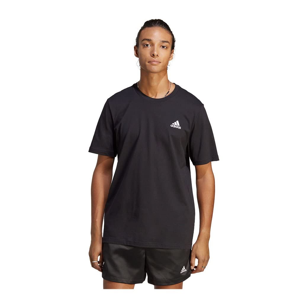 adidas Essentials Single Jersey Embroidered Small Logo tee Camiseta Hombre (Pack de 1)