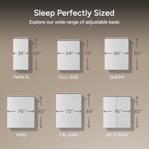 Image of SFE Twin XL Adjustable Bed Frame - Zero Clearance Smart Frame, Electric Massage, Wireless Remote for Head & Foot Lift, 3 Height-Adjustable Legs - Zero Gravity, Underbed Lights & 4 USB Ports