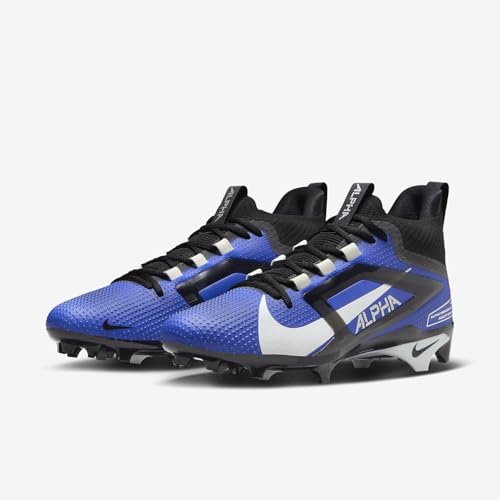 Image of Nike Alpha Menace 4 Elite Football Cleats (FD7036-600, University Red /Team Red /Black /White)