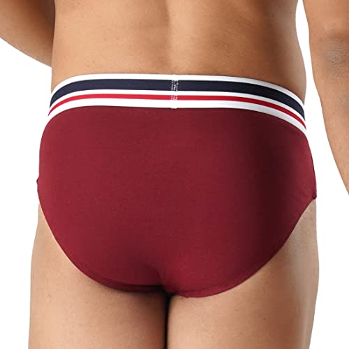 Image of U.S. Polo ASSN. Men's I006 Elasticized Waist Pure Cotton Underwear Briefs - Pack of 2
