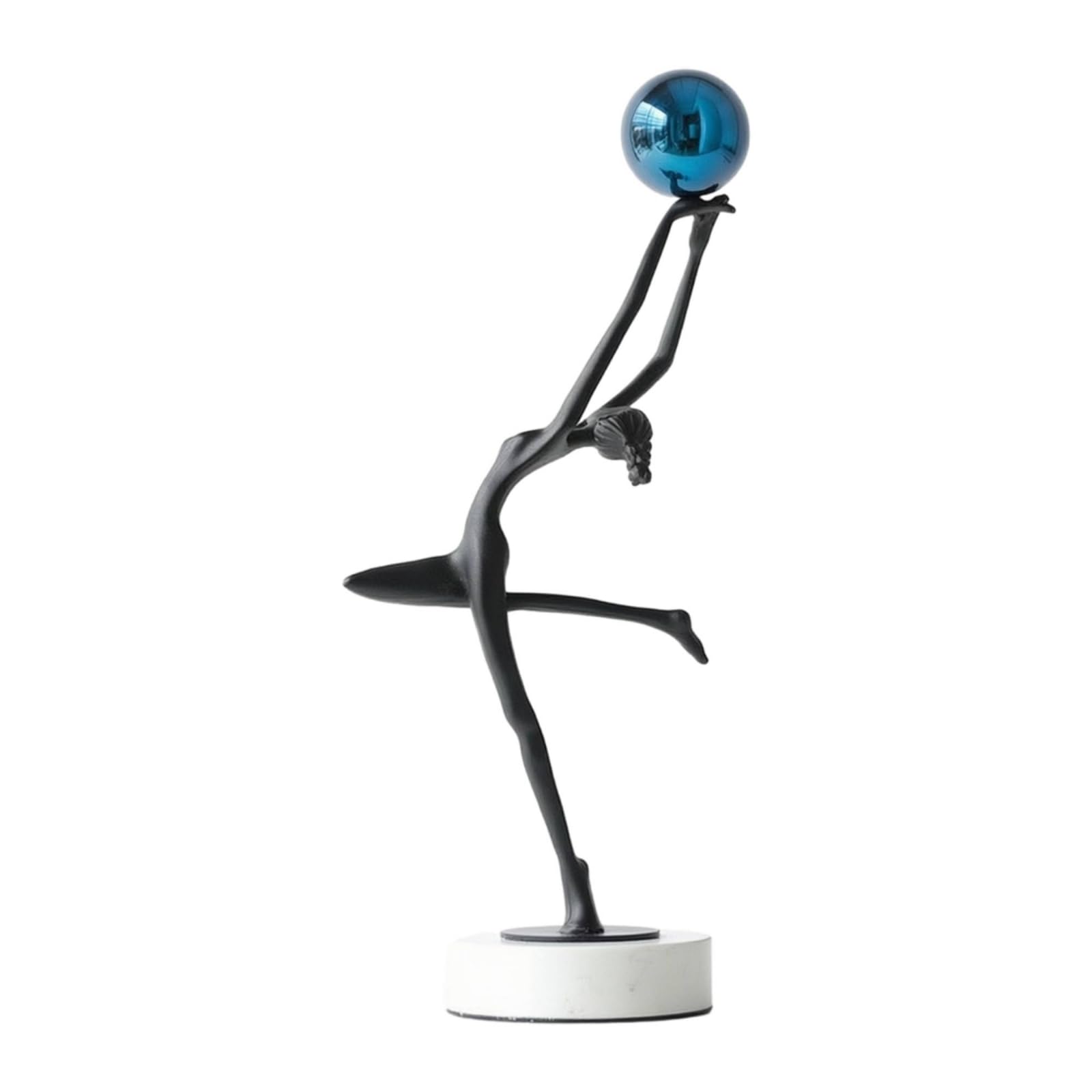 Figurine gymnaste pour salon moderne : sublimez votre table basse avec de l'art rouge
