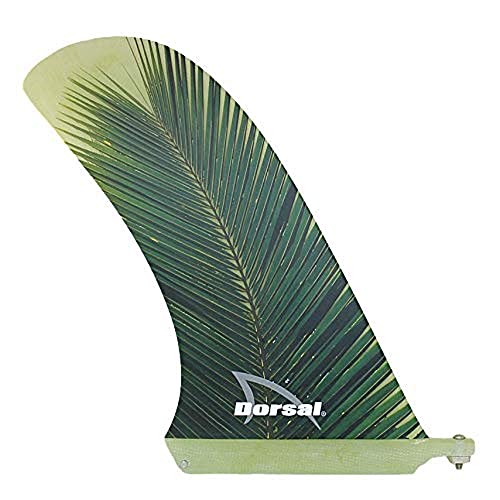 DORSAL Modified Hatchet Pivot Fiberglass Longboard Surfboard Sup Surf Fin 10' Green