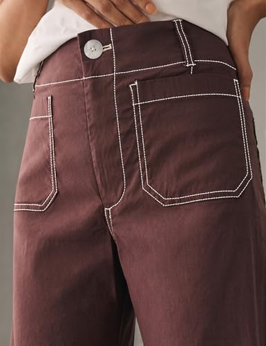 Womens High Waisted Wide Leg Pants Casual Loose Fit Dressy Cropped Hem Trousers with Pockets 2025 Fall Fashion Outfits2