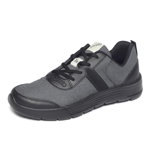 Plaeto Aspire Leap Multiplay Casual Shoes for Men, Grey/Black, 12 UK