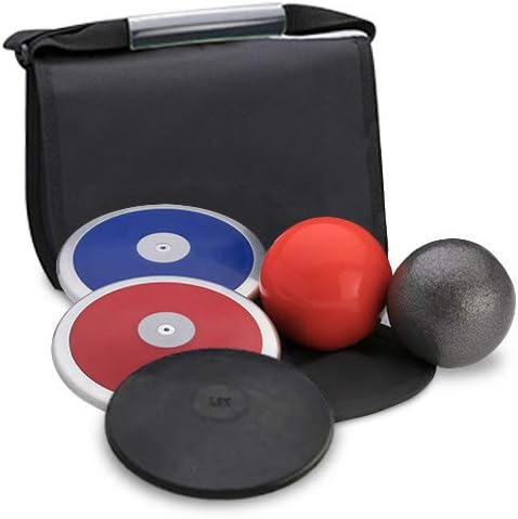 Five Star High School Boy's Discus & Shot Put Value Package. Meets All NFHS Specifications. Competition and Practice Economy Set.
