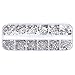 Produktbild Beaupretty nail art rhinestones kit nagelkristalle mit 12 gittern box nail art rhinestones mit flacher rückseite verschönert edelsteine für diy handwerk nail art dekoration