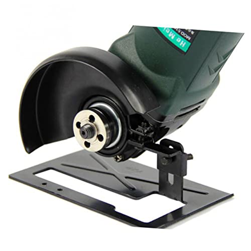Soporte para amoladora angular de corte seguro con base metálica y protector ajustable 5