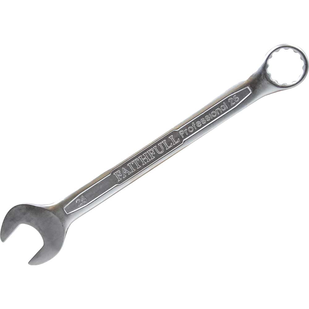 Faithfull - Combination Spanner CV Satin Finish 26mm
