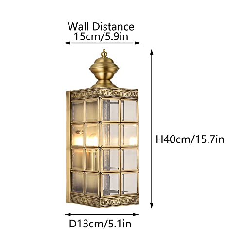 Lanterne murale E27 étanche pour illuminer votre terrasse - 6