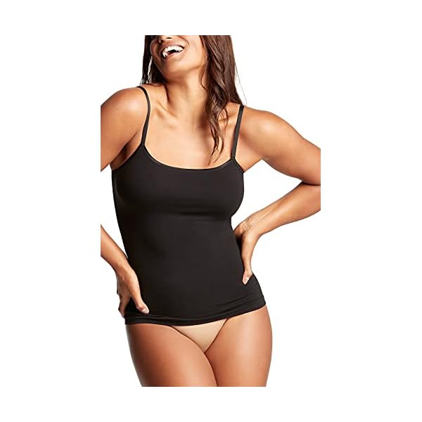 Yummie-Womens-Seamless-Convertible-Shapewear-Camisole Yummie womens Seamless Convertible Camisole Shapewear Top, Black, Large-X-Large US