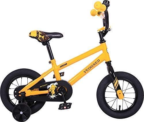 Kid's Bike with Adjustable Training Wheels, 12" 16" 20" Kids Bicycle, Six Colors Available